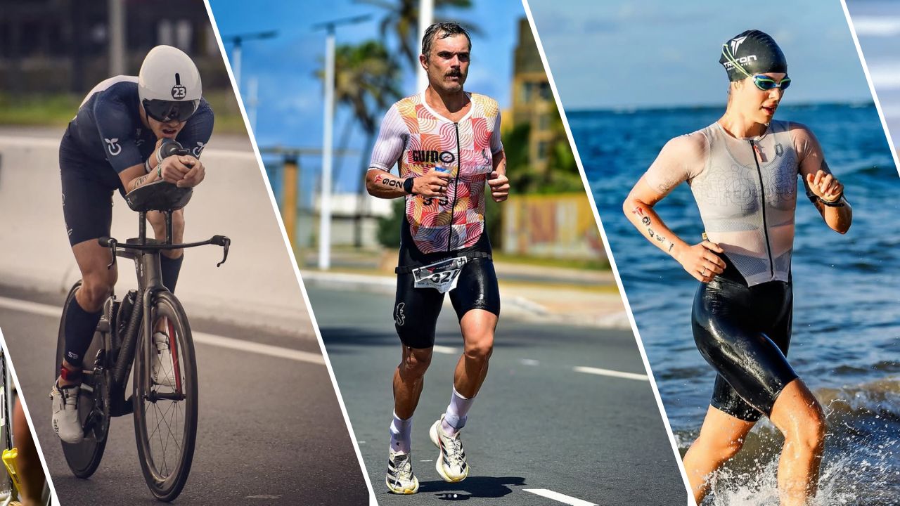 Iron Man 70.3 Foz do Iguaçu - atletas de triathlon ciclismo corrida e natação
